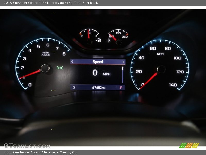 Black / Jet Black 2019 Chevrolet Colorado Z71 Crew Cab 4x4