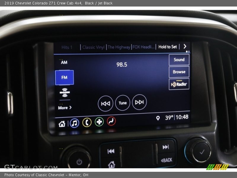 Black / Jet Black 2019 Chevrolet Colorado Z71 Crew Cab 4x4