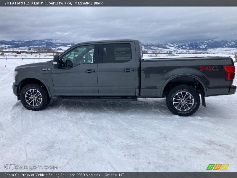 Magnetic / Black 2019 Ford F150 Lariat SuperCrew 4x4