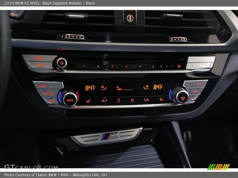 Black Sapphire Metallic / Black 2020 BMW X3 M40i