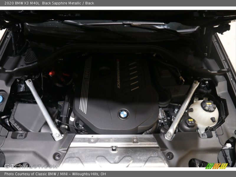 Black Sapphire Metallic / Black 2020 BMW X3 M40i