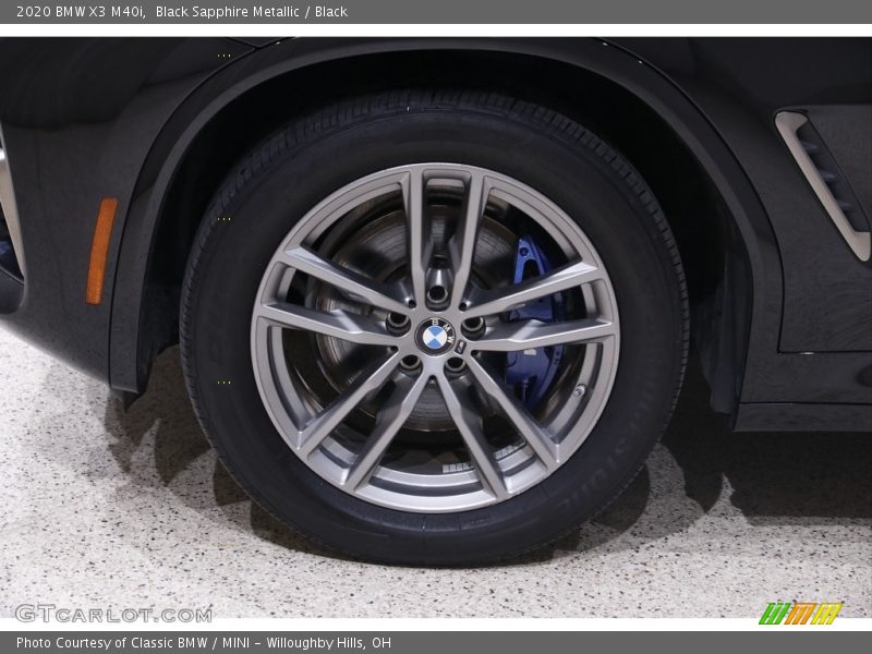 Black Sapphire Metallic / Black 2020 BMW X3 M40i