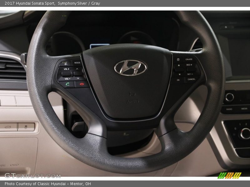 Symphony Silver / Gray 2017 Hyundai Sonata Sport