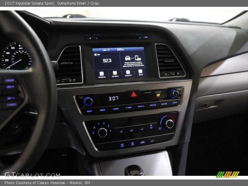 Symphony Silver / Gray 2017 Hyundai Sonata Sport