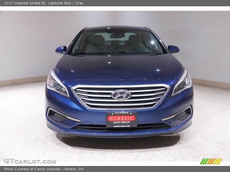 Lakeside Blue / Gray 2017 Hyundai Sonata SE