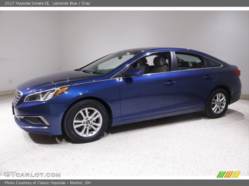 Lakeside Blue / Gray 2017 Hyundai Sonata SE