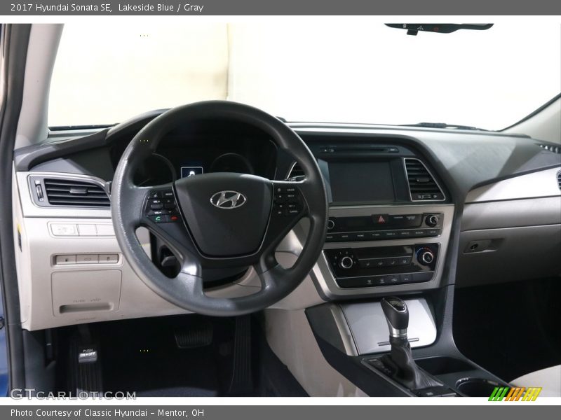 Lakeside Blue / Gray 2017 Hyundai Sonata SE