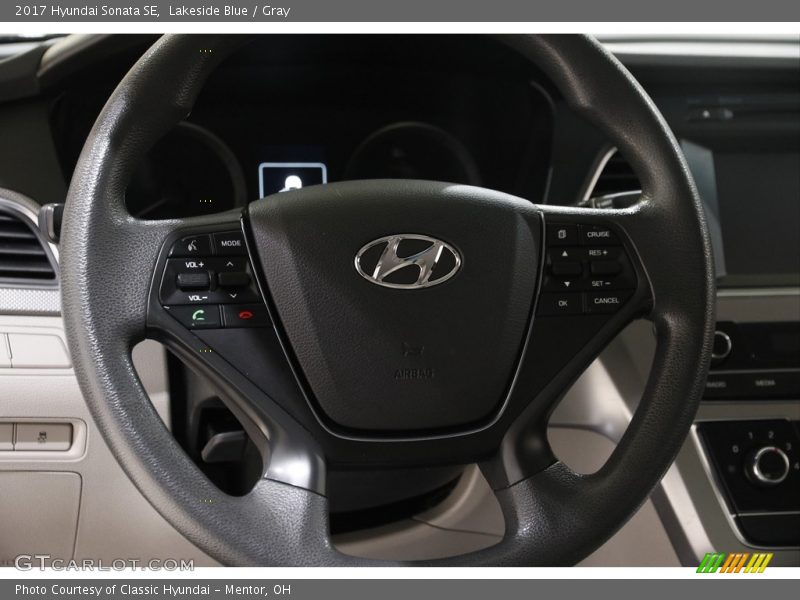Lakeside Blue / Gray 2017 Hyundai Sonata SE