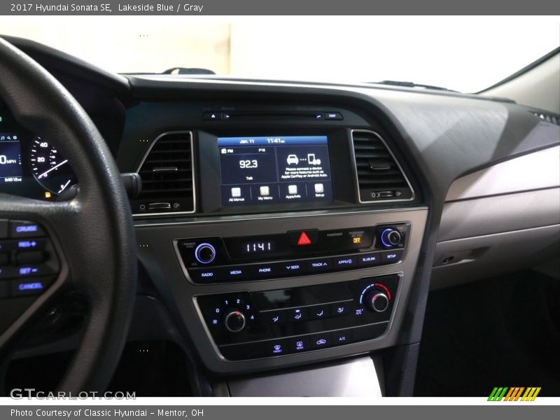 Lakeside Blue / Gray 2017 Hyundai Sonata SE