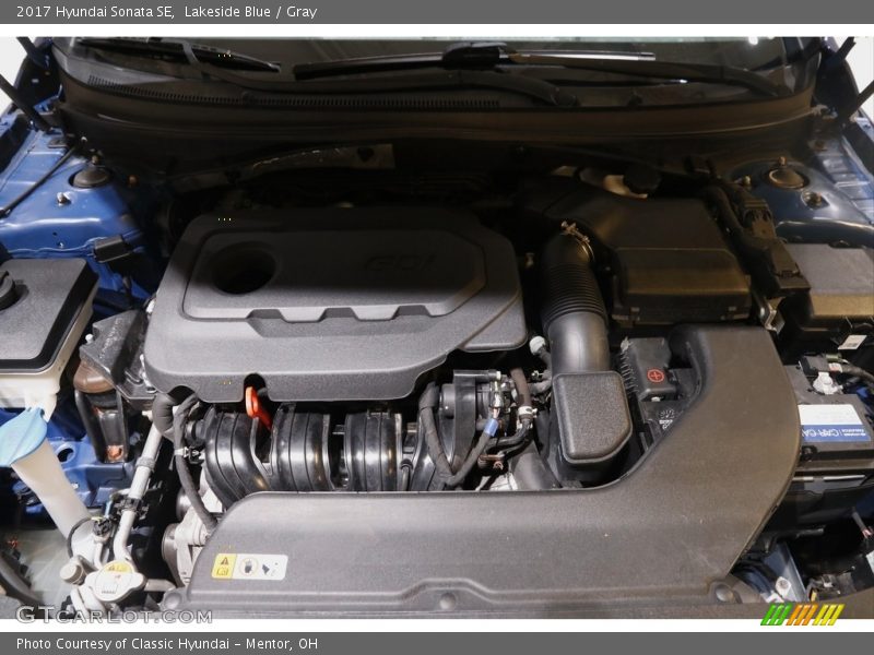 Lakeside Blue / Gray 2017 Hyundai Sonata SE
