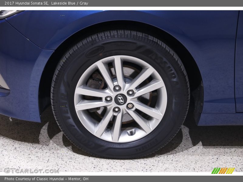 Lakeside Blue / Gray 2017 Hyundai Sonata SE