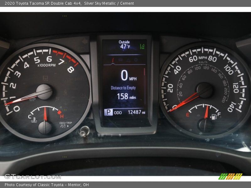  2020 Tacoma SR Double Cab 4x4 SR Double Cab 4x4 Gauges