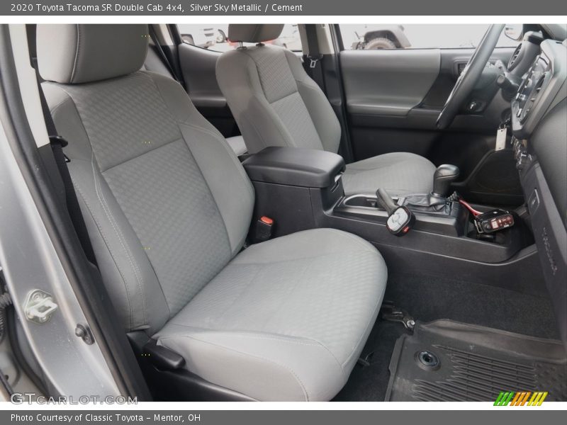 Silver Sky Metallic / Cement 2020 Toyota Tacoma SR Double Cab 4x4