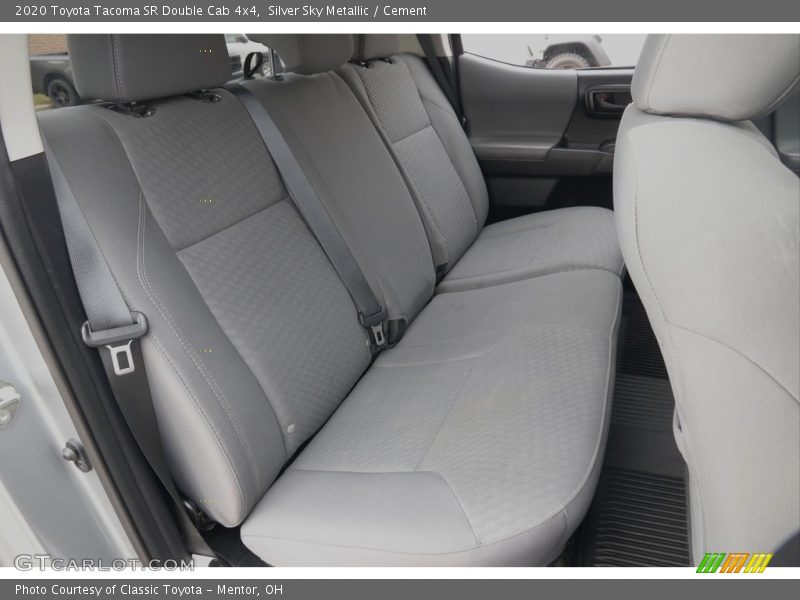 Silver Sky Metallic / Cement 2020 Toyota Tacoma SR Double Cab 4x4