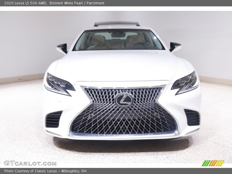 Eminent White Pearl / Parchment 2020 Lexus LS 500 AWD