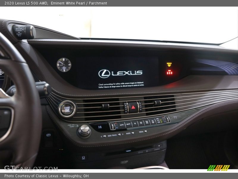 Eminent White Pearl / Parchment 2020 Lexus LS 500 AWD