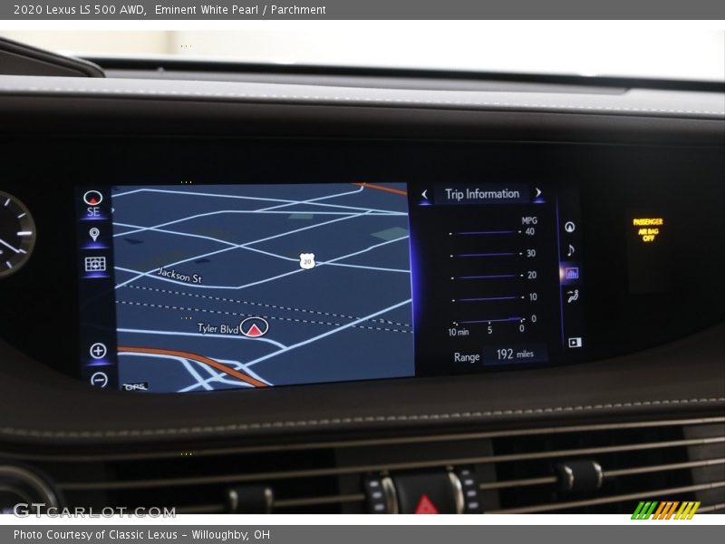 Eminent White Pearl / Parchment 2020 Lexus LS 500 AWD