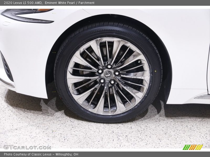 Eminent White Pearl / Parchment 2020 Lexus LS 500 AWD