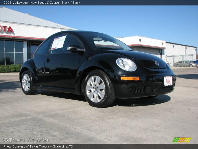 Black / Black 2008 Volkswagen New Beetle S Coupe