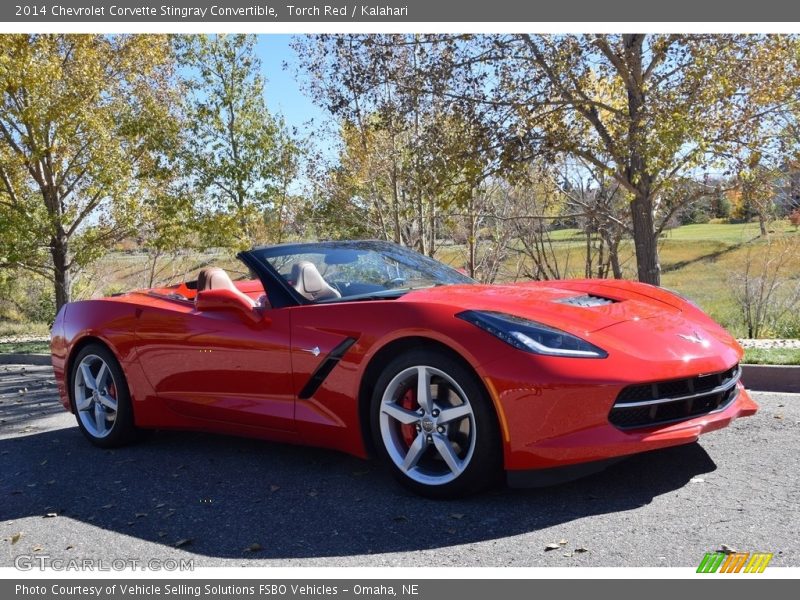 Torch Red / Kalahari 2014 Chevrolet Corvette Stingray Convertible