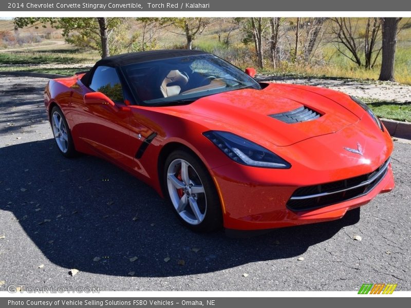 Torch Red / Kalahari 2014 Chevrolet Corvette Stingray Convertible