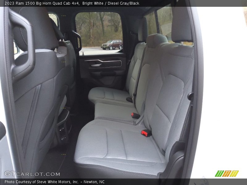 Rear Seat of 2023 1500 Big Horn Quad Cab 4x4