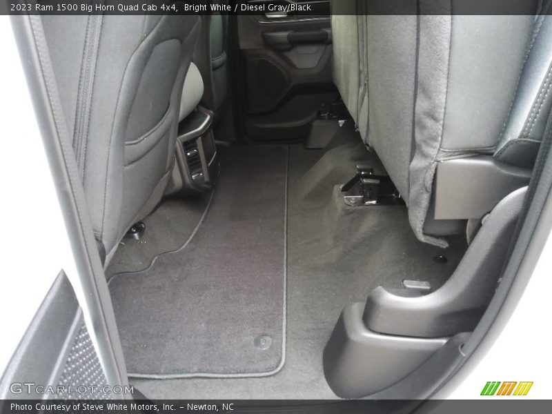 Bright White / Diesel Gray/Black 2023 Ram 1500 Big Horn Quad Cab 4x4