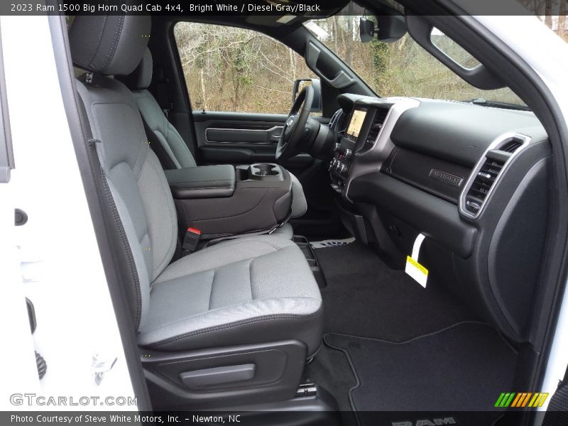 Front Seat of 2023 1500 Big Horn Quad Cab 4x4