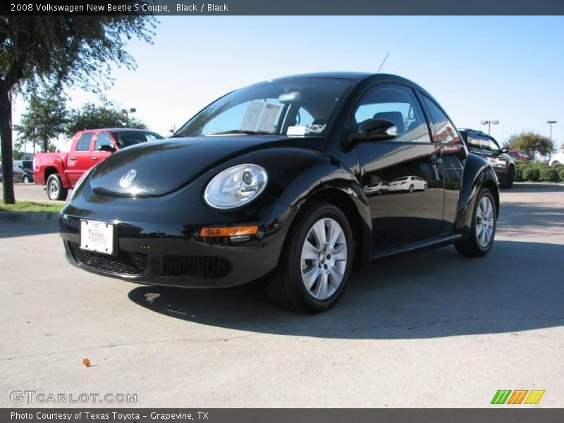 Black / Black 2008 Volkswagen New Beetle S Coupe