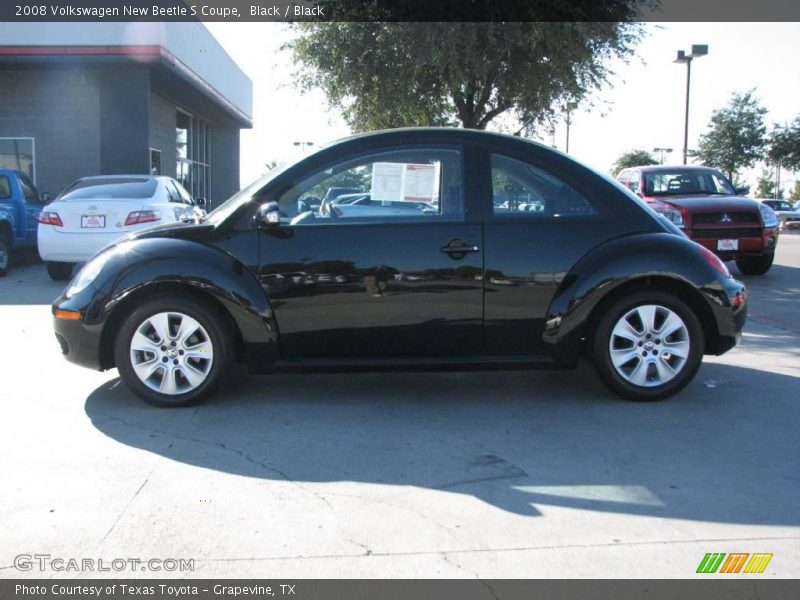 Black / Black 2008 Volkswagen New Beetle S Coupe