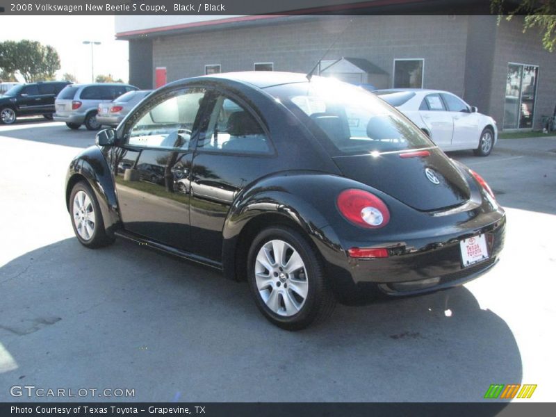 Black / Black 2008 Volkswagen New Beetle S Coupe