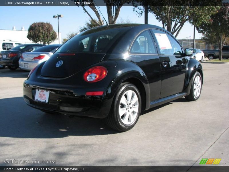 Black / Black 2008 Volkswagen New Beetle S Coupe