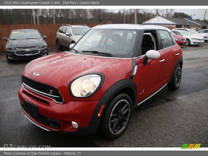 Chili Red / Carbon Black 2015 Mini Countryman Cooper S All4