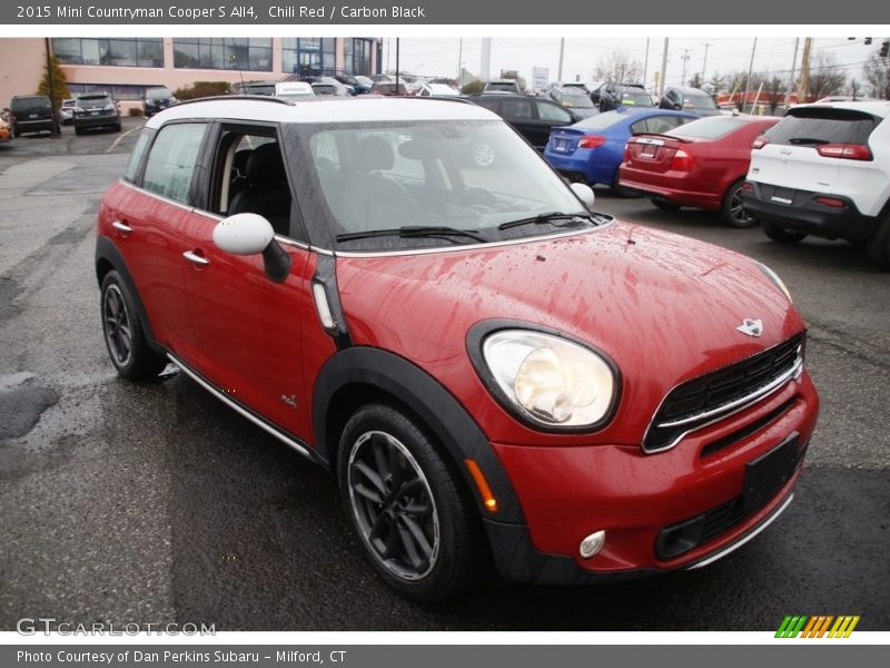 Chili Red / Carbon Black 2015 Mini Countryman Cooper S All4
