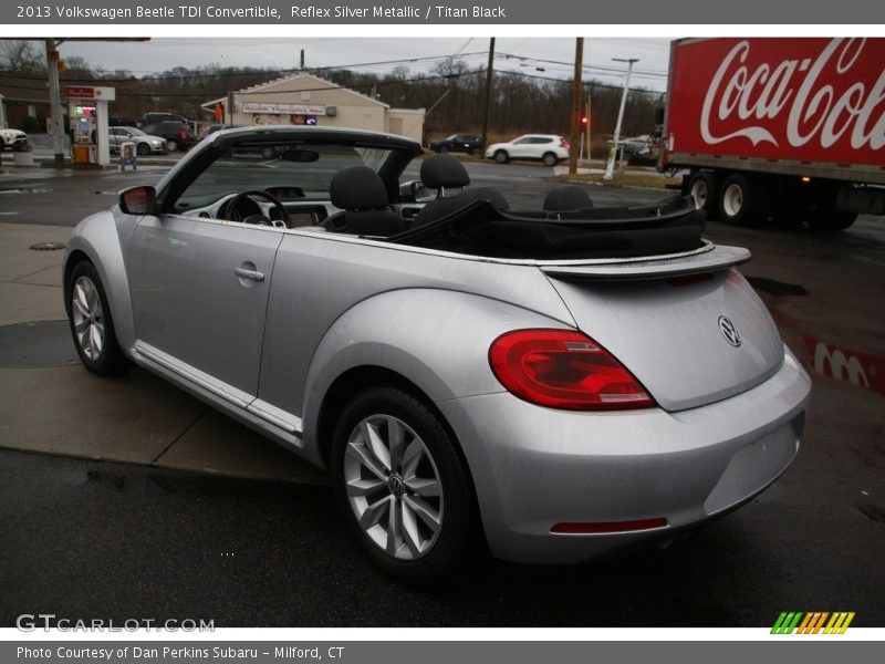 Reflex Silver Metallic / Titan Black 2013 Volkswagen Beetle TDI Convertible