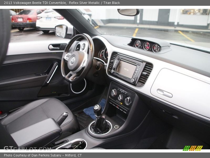 Reflex Silver Metallic / Titan Black 2013 Volkswagen Beetle TDI Convertible