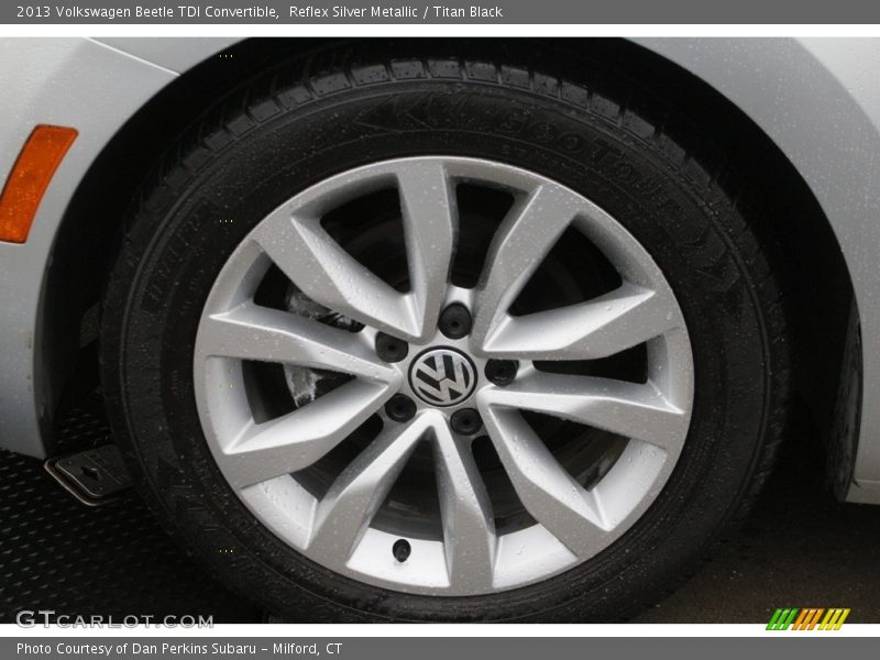 Reflex Silver Metallic / Titan Black 2013 Volkswagen Beetle TDI Convertible