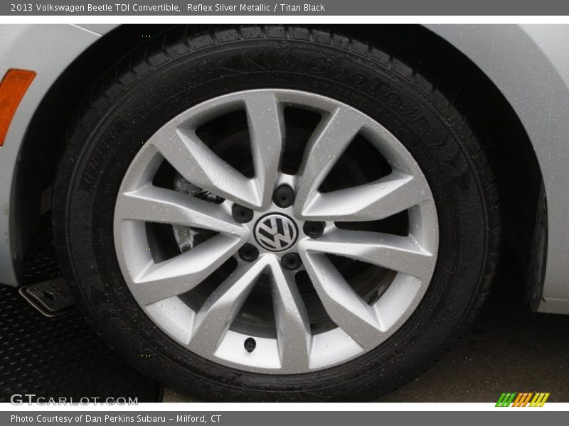 Reflex Silver Metallic / Titan Black 2013 Volkswagen Beetle TDI Convertible
