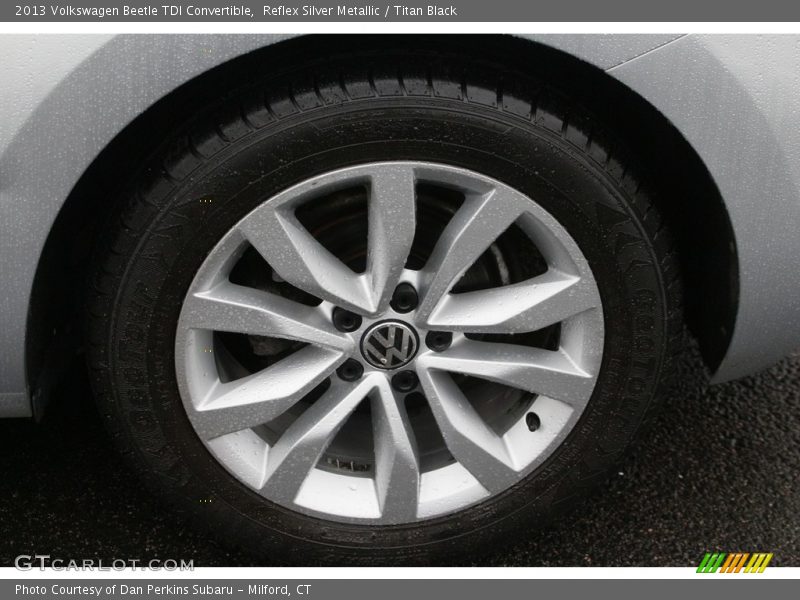 Reflex Silver Metallic / Titan Black 2013 Volkswagen Beetle TDI Convertible