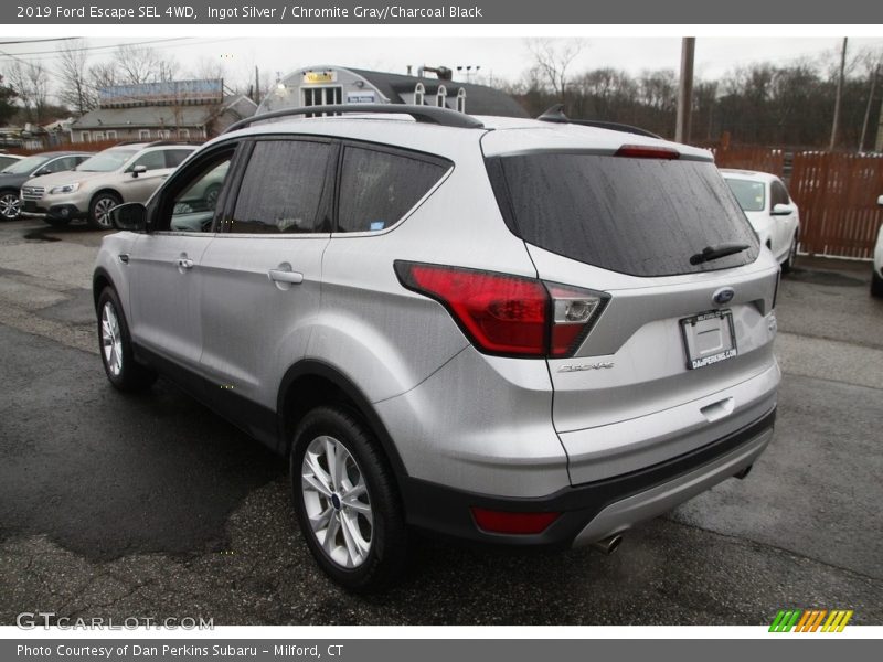 Ingot Silver / Chromite Gray/Charcoal Black 2019 Ford Escape SEL 4WD