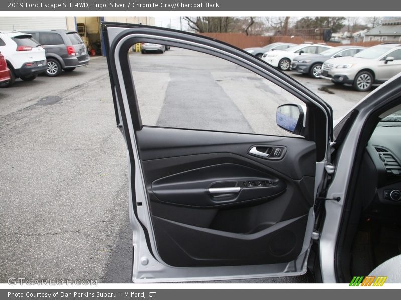 Ingot Silver / Chromite Gray/Charcoal Black 2019 Ford Escape SEL 4WD