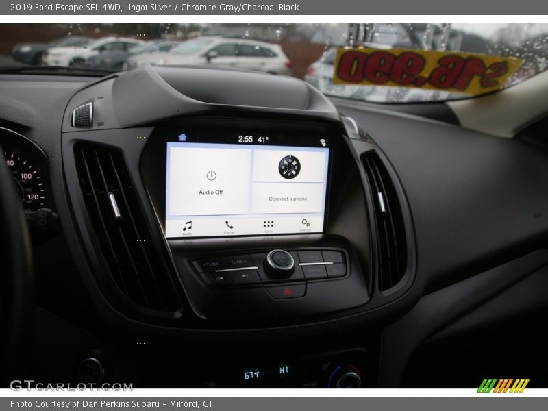 Ingot Silver / Chromite Gray/Charcoal Black 2019 Ford Escape SEL 4WD
