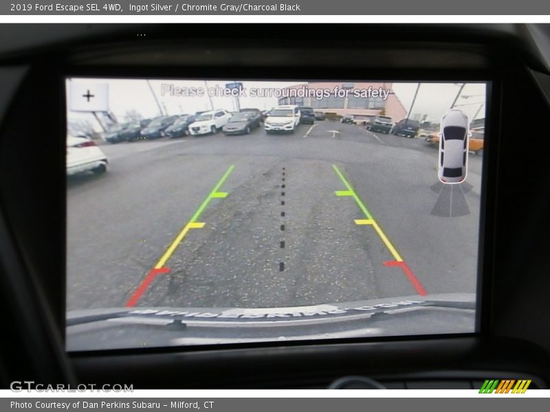 Ingot Silver / Chromite Gray/Charcoal Black 2019 Ford Escape SEL 4WD