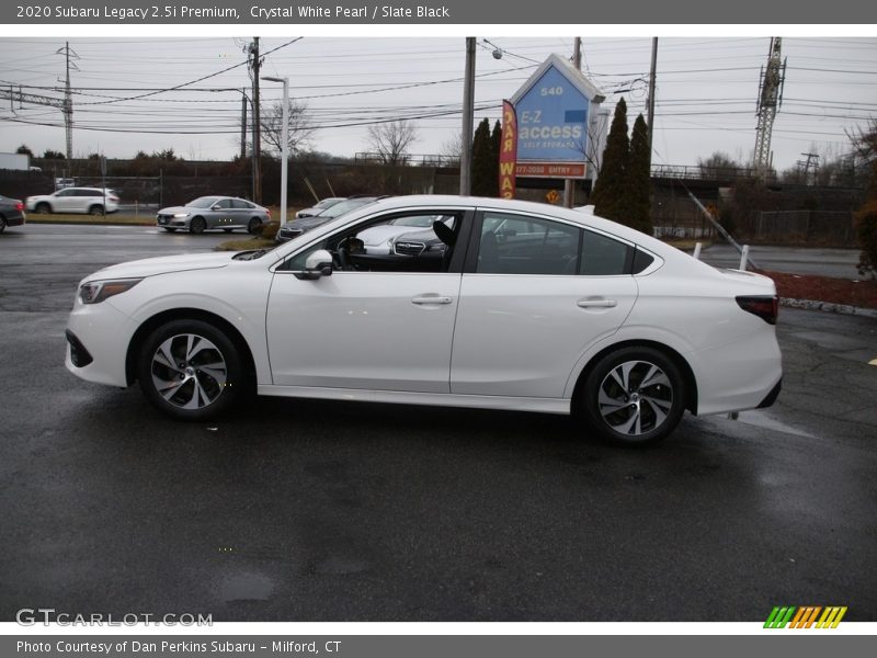 Crystal White Pearl / Slate Black 2020 Subaru Legacy 2.5i Premium