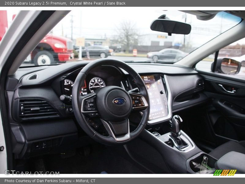 Crystal White Pearl / Slate Black 2020 Subaru Legacy 2.5i Premium