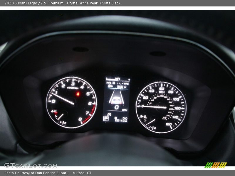 Crystal White Pearl / Slate Black 2020 Subaru Legacy 2.5i Premium