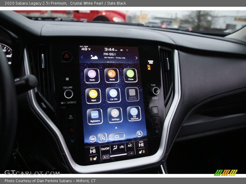 Crystal White Pearl / Slate Black 2020 Subaru Legacy 2.5i Premium