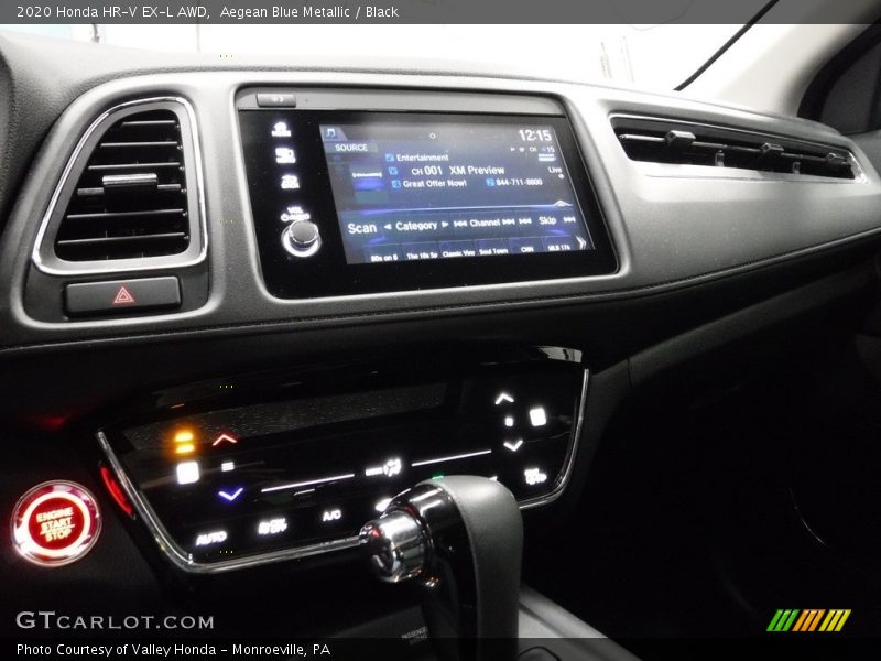 Aegean Blue Metallic / Black 2020 Honda HR-V EX-L AWD