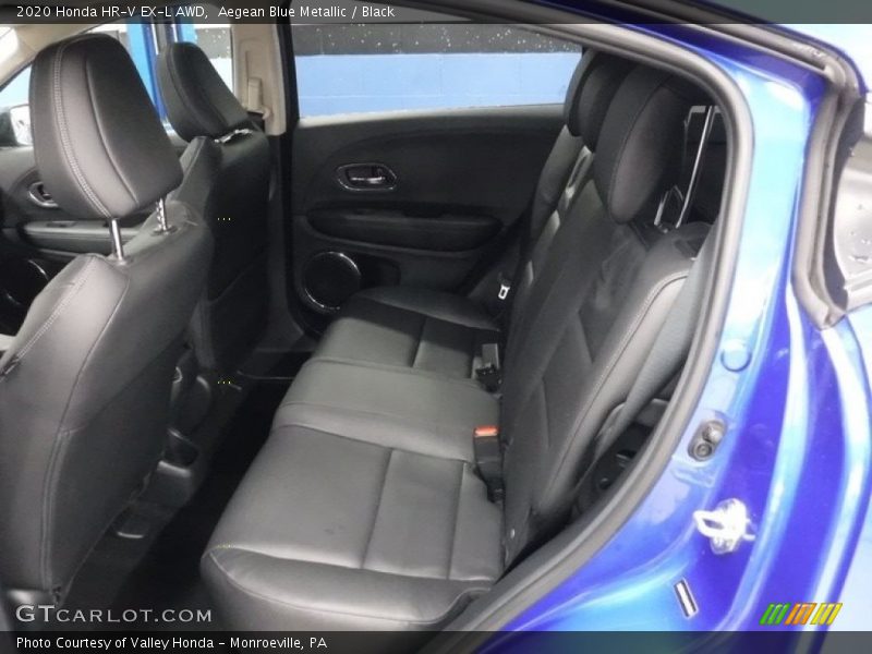 Aegean Blue Metallic / Black 2020 Honda HR-V EX-L AWD
