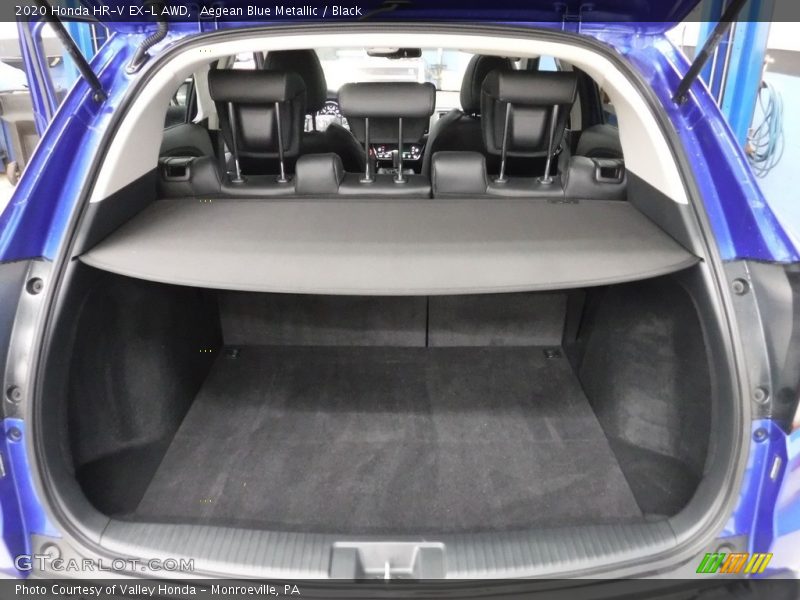 Aegean Blue Metallic / Black 2020 Honda HR-V EX-L AWD